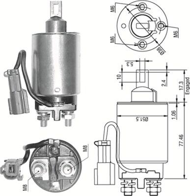 Magneti Marelli 940113050292 - Ievilcējrelejs, Starteris ps1.lv