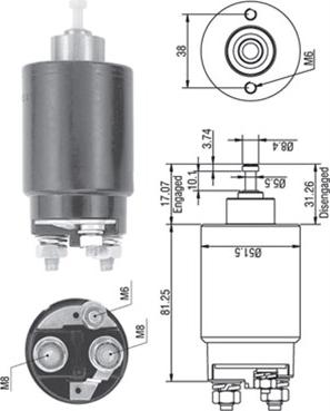 Magneti Marelli 940113050264 - Ievilcējrelejs, Starteris ps1.lv