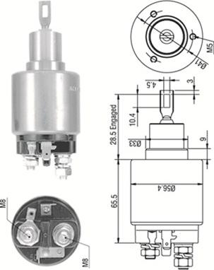 Magneti Marelli 940113050270 - Ievilcējrelejs, Starteris ps1.lv