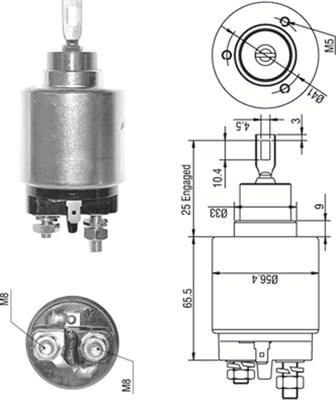 Magneti Marelli 940113050273 - Ievilcējrelejs, Starteris ps1.lv