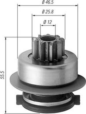 Magneti Marelli 940113020256 - Zobrats, Starteris ps1.lv