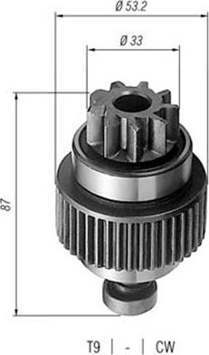 Magneti Marelli 940113020250 - Zobrats, Starteris ps1.lv