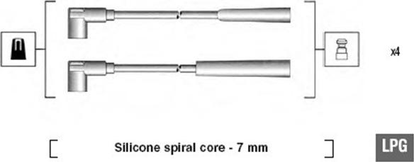 Magneti Marelli 941095100582 - Augstsprieguma vadu komplekts ps1.lv