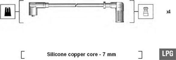 Magneti Marelli 941095870625 - Augstsprieguma vadu komplekts ps1.lv