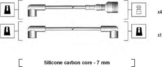 Magneti Marelli 941044140503 - Augstsprieguma vadu komplekts ps1.lv