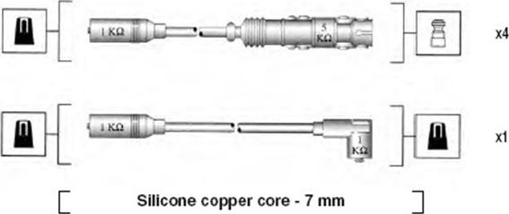 Magneti Marelli 941055050530 - Augstsprieguma vadu komplekts ps1.lv