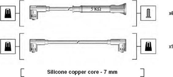 Magneti Marelli 941075270562 - Augstsprieguma vadu komplekts ps1.lv