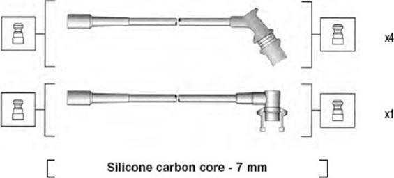 Magneti Marelli 941145270724 - Augstsprieguma vadu komplekts ps1.lv