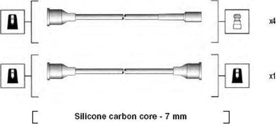 Magneti Marelli 941154070743 - Augstsprieguma vadu komplekts ps1.lv