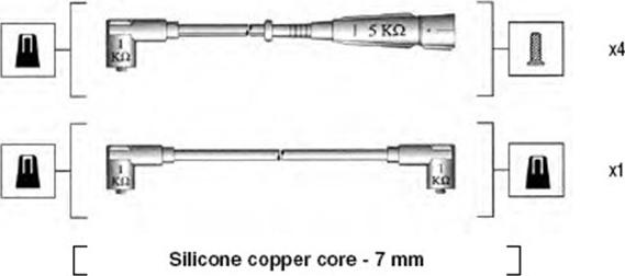 Magneti Marelli 941155120748 - Augstsprieguma vadu komplekts ps1.lv