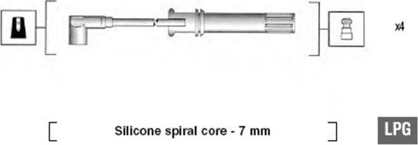 Magneti Marelli 941105250648 - Augstsprieguma vadu komplekts ps1.lv