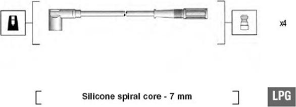 Magneti Marelli 941105220645 - Augstsprieguma vadu komplekts ps1.lv