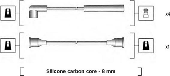 Magneti Marelli 941185080769 - Augstsprieguma vadu komplekts ps1.lv