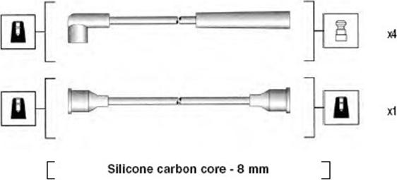 Magneti Marelli 941185220778 - Augstsprieguma vadu komplekts ps1.lv