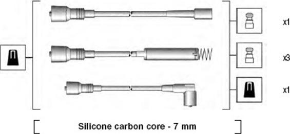 Magneti Marelli 941125170671 - Augstsprieguma vadu komplekts ps1.lv