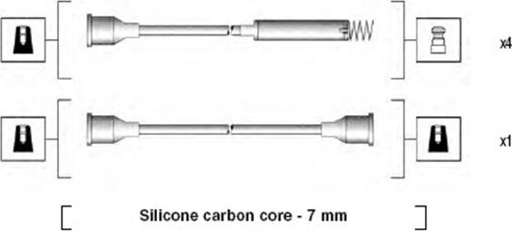 Magneti Marelli 941125240676 - Augstsprieguma vadu komplekts ps1.lv