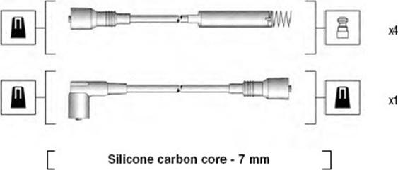 Magneti Marelli 941125270679 - Augstsprieguma vadu komplekts ps1.lv