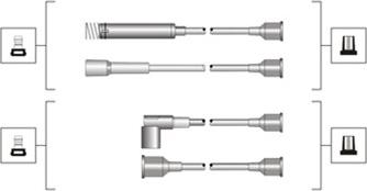 Magneti Marelli 941319170064 - Augstsprieguma vadu komplekts ps1.lv