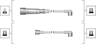 Magneti Marelli 941319170004 - Augstsprieguma vadu komplekts ps1.lv