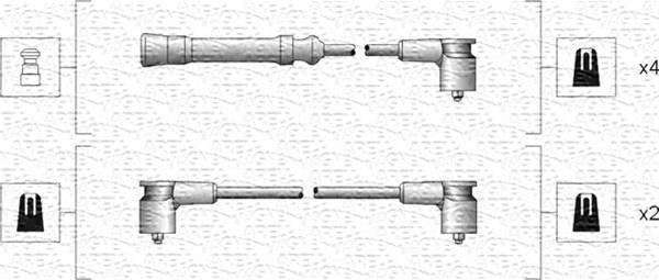 Magneti Marelli 941318111057 - Augstsprieguma vadu komplekts ps1.lv