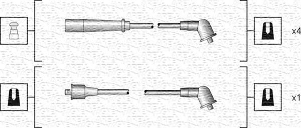 Magneti Marelli 941318111185 - Augstsprieguma vadu komplekts ps1.lv