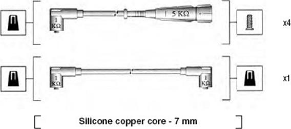 Magneti Marelli 941275040840 - Augstsprieguma vadu komplekts ps1.lv