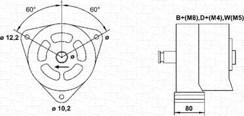 Magneti Marelli 943346121010 - Ģenerators ps1.lv