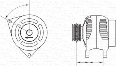 Magneti Marelli 943355230010 - Ģenerators ps1.lv