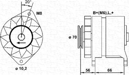 Magneti Marelli 943356948010 - Ģenerators ps1.lv