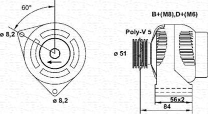 Magneti Marelli 943356957010 - Ģenerators ps1.lv