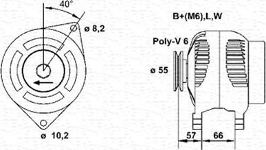 Magneti Marelli 943356961010 - Ģenerators ps1.lv