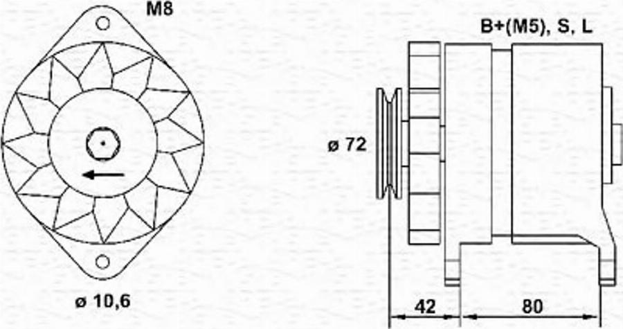 Magneti Marelli 943356937010 - Ģenerators ps1.lv