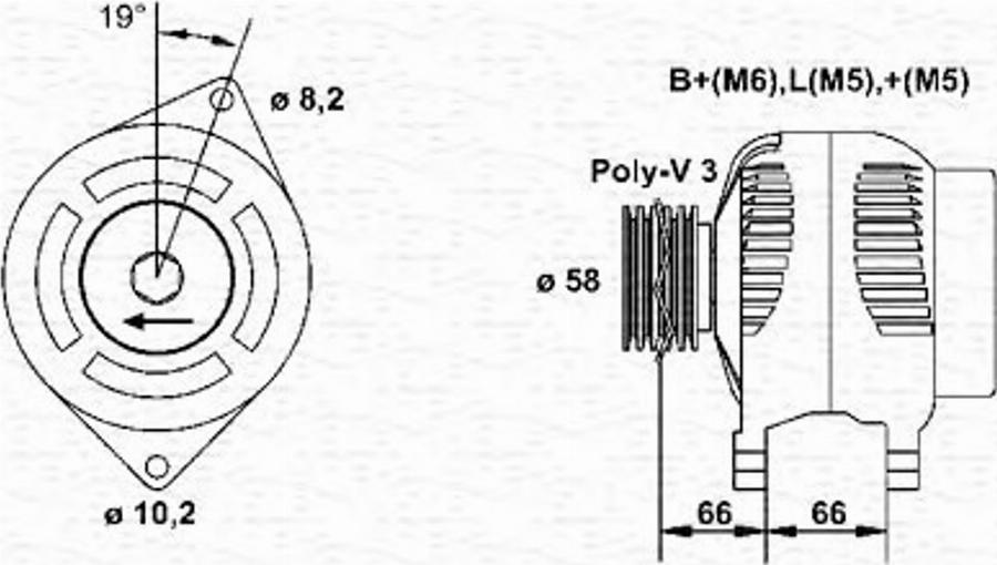 Magneti Marelli 943356979010 - Ģenerators ps1.lv