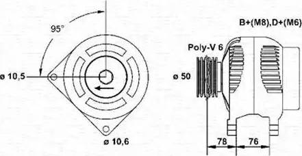 Magneti Marelli 943356551010 - Ģenerators ps1.lv