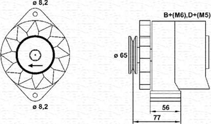 Magneti Marelli 943356502010 - Ģenerators ps1.lv