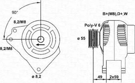 Magneti Marelli 943356530010 - Ģenerators ps1.lv