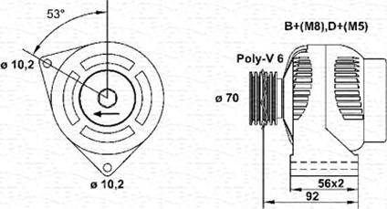 Magneti Marelli 943356576010 - Ģenerators ps1.lv