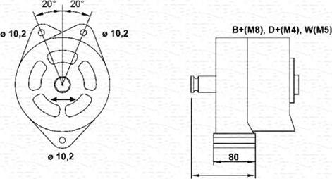 Magneti Marelli 943356685010 - Ģenerators ps1.lv