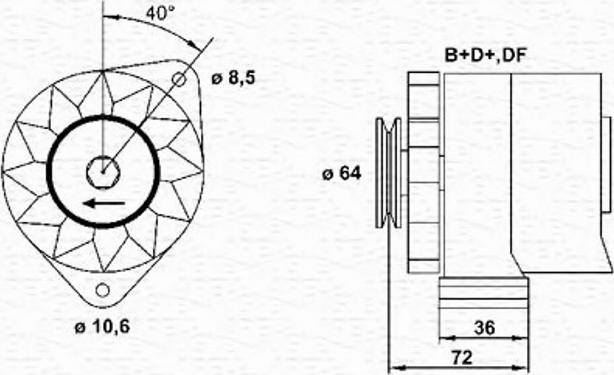 Magneti Marelli 943356134010 - Ģenerators ps1.lv