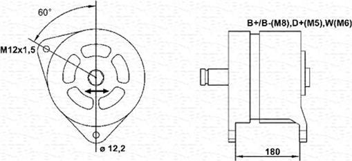 Magneti Marelli 943356267010 - Ģenerators ps1.lv