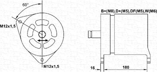 Magneti Marelli 943356229010 - Ģenerators ps1.lv