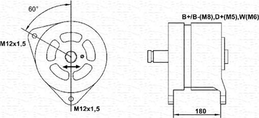 Magneti Marelli 943356226010 - Ģenerators ps1.lv