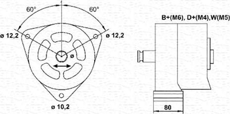 Magneti Marelli 943356709010 - Ģenerators ps1.lv