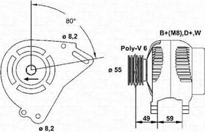 Magneti Marelli 943356789010 - Ģenerators ps1.lv