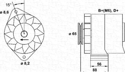 Magneti Marelli 943356731010 - Ģenerators ps1.lv