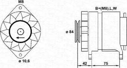 Magneti Marelli 943311220010 - Ģenerators ps1.lv