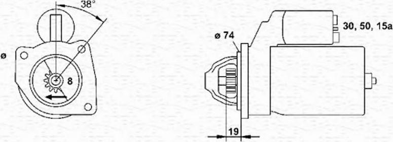 Magneti Marelli 943241012010 - Starteris ps1.lv