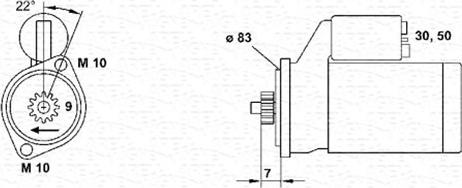 Magneti Marelli 943241028010 - Starteris ps1.lv