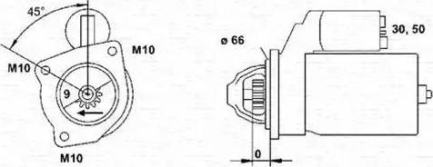 Magneti Marelli 943251107010 - Starteris ps1.lv