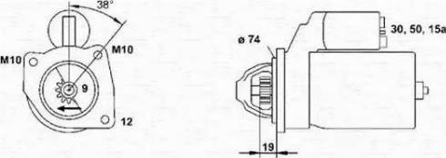 Magneti Marelli 943251885010 - Starteris ps1.lv